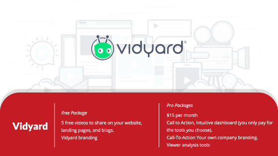 Vidyard video hosting infographic