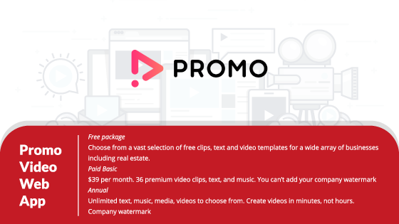 Promo web app infographic